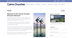 Desktop Screenshot of cairnschurches.net.au